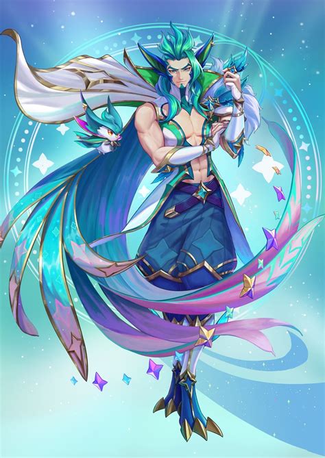 Rakan Star Guardian Rakan And Redeemed Star Guardian Rakan League Of