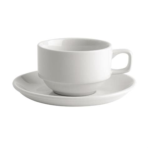 Australian Fine China Bistro Tea Saucers 150mm (72 Pack) - GH774 - Nisbets