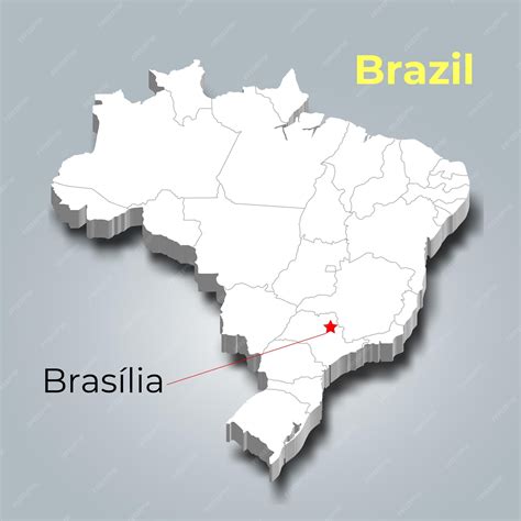 Brazil Map With Capital