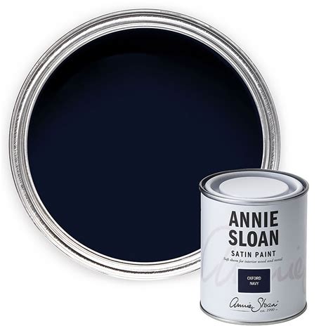 Annie Sloan Satin Paint Oxford Navy 750ml Homebase