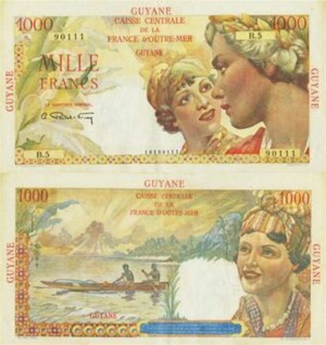 Francs French Guiana Numista