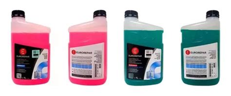 Liquido Refrigerante Rojo Verde 1lt Ford Vw Fiat Chev