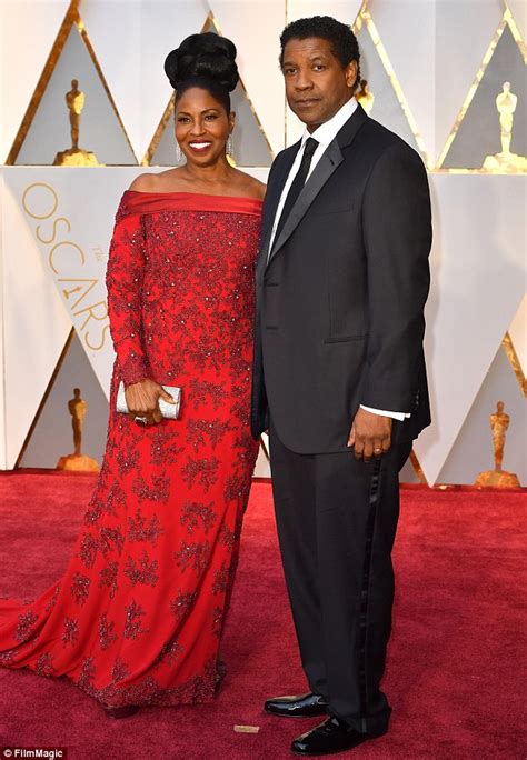 Oscars 2017 Denzel Washington And Wife Pauletta Daily Mail Online