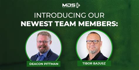 Introducing Our Newest Team Members Mds