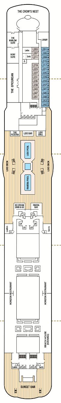 Britannia Deck Plans- P&O Cruises Britannia Cruises | TravelAge West