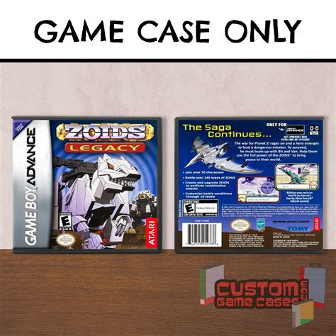 Zoids Legacy Gba Game Boy Advance Game Case With Cover