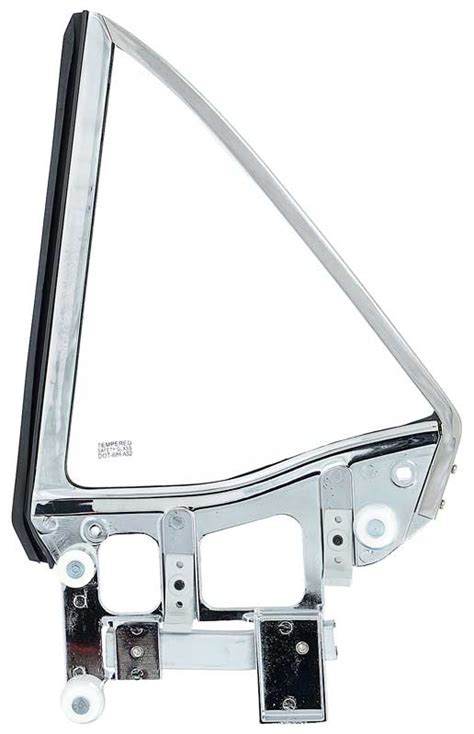 Mustang Quarter Window Assembly Convertible With Clear Glass Lh