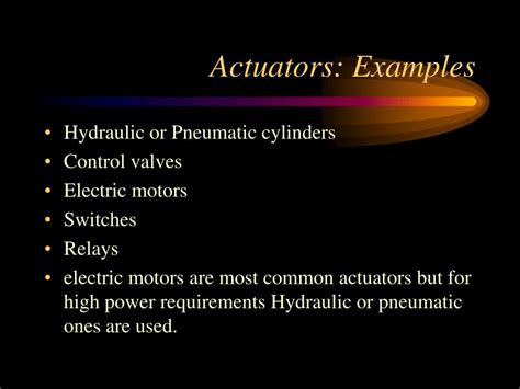 PPT - Actuators PowerPoint Presentation, free download - ID:1421628