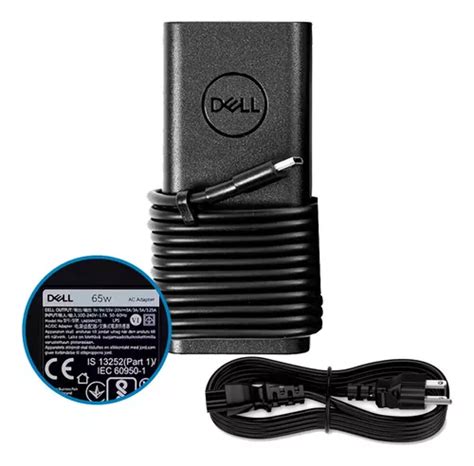 Cargador Dell Usb C W Xps Latitude Color Negro Cuotas