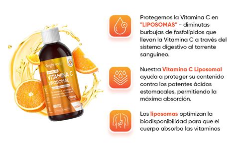 Vitamina C Liposomal Mg Ml Vitamina C L Quida Sabor A