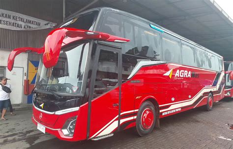 PO Agra Mas Rilis 4 Unit Bus Baru Pakai Bodi Jetbus 5 MHD Double Glass