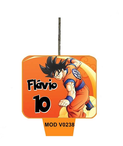 Vela De Anivers Rio Dragon Ball Elo Produtos Especiais