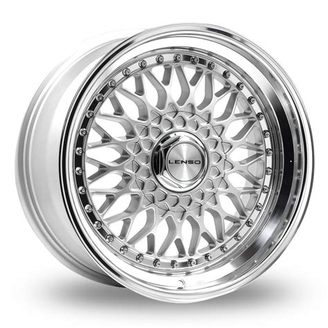 Lenso Bsx Silver Polished Alloy Wheels Wheelbase