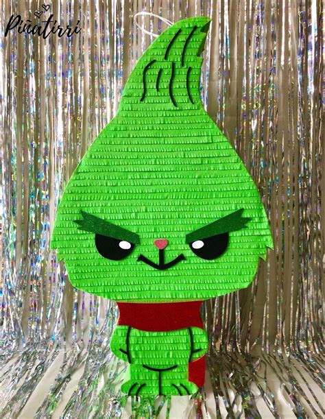 Piñata The Grinch Piñatas Navidad Piñatas Originales Navideñas