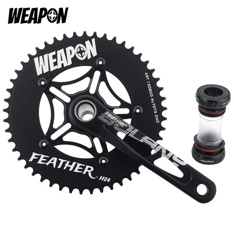 WEAPON Fixie Crankset For Fixed Gear Bike Single Speed Bike H24