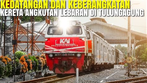 RAMAINYA KERETA API JARAK JAUH ANGKUTAN LEBARAN 2024DI STASIUN