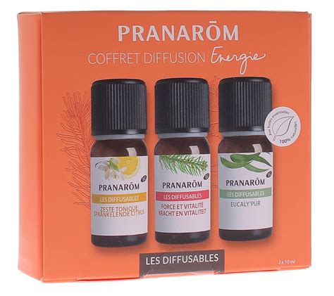 Coffret Les Essentielles Les Diffusables Pranarom Huiles Essentielles