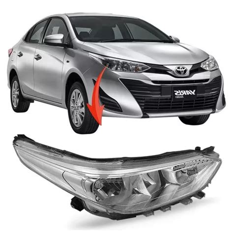 Farol Toyota Yaris Direito Sem Led Novo Frete Gr Tis