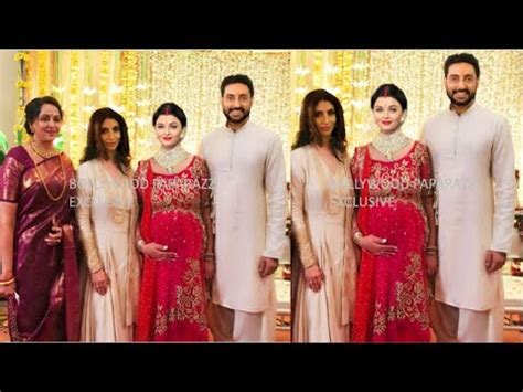 Nd Time Pregnant Aishwarya Rai Flaunting Baby Bump At Her Baby Shower