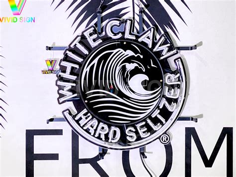 White Claw Hard Seltzer Hd Vivid Neon Sign Lamp Light