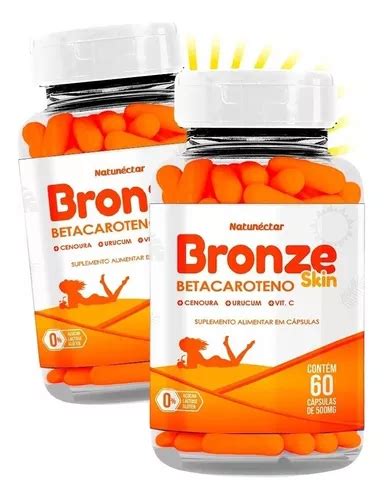 Kit Potes Bronze Skin Betacaroteno Capsulas Capsulas Mercadolivre