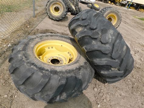 Goodyear 195 24 Tires On Jd Rims Bigiron Auctions