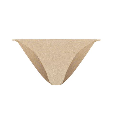 Jade Swim Bare Minimum Bikini Bottoms In Brown ModeSens