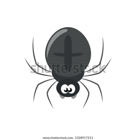 Black Spider Icon Stock Vector Royalty Free 1328917211 Shutterstock