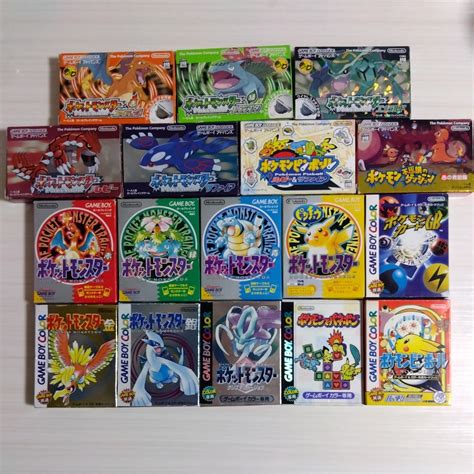 【やや傷や汚れあり】ポケットモンスター Gba Gb ソフト まとめ売り エメラルド ルビー サファイア ファイアレッド リーフグリーン 青