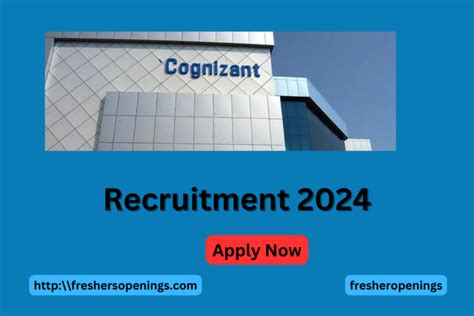 Cognizant Recruitment Drive 2024 Apply Freshers For Associate