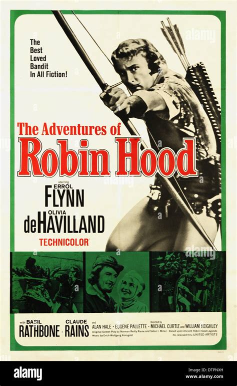 Movie poster of The adventures of Robin Hood - 1938 American film ...