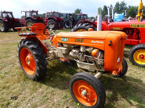 Ein Fiat Traktor Modell Frutteto Baujahr 1957 Gesehen Bei Den