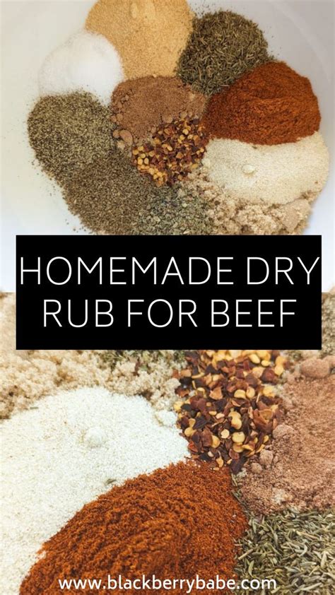 Homemade Beef Dry Rub Homemade Dry Rub Chicken Rub Recipes Dry Rub