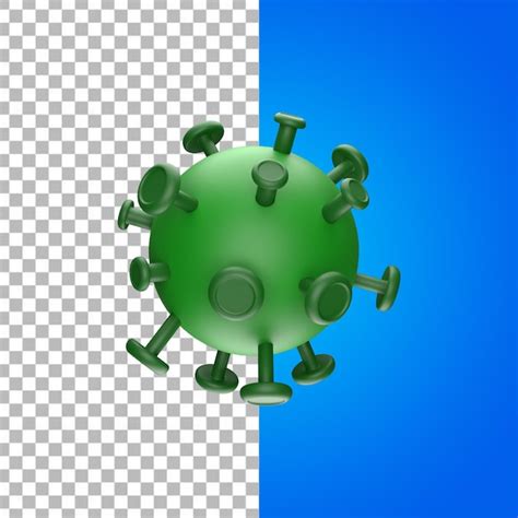 Premium Psd Virus D Illustration