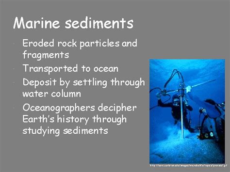 Marine Sediments Eroded Rock Particles And Fragments Transported