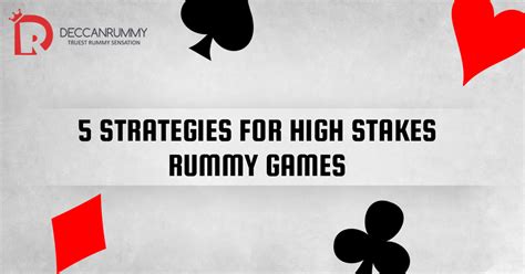 5 Rummy strategies - Deccan Rummy Blog