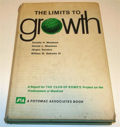 The Limits To Growth A Report For The Club Of Rome S Project On The