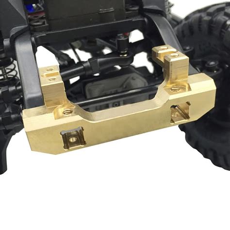 Brass Servo Fixing Bracket T4 Steering Gear Front Bumper Mount For Traxxas Trx6 G63 6×6 Trx4