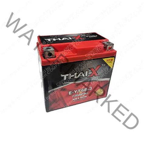 BATTERY THAI X E YT6B 3 12V6AH SUPER MOTOR CO