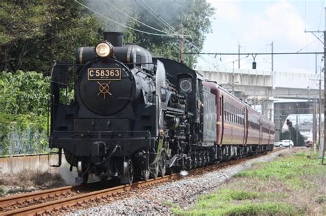 秩父鉄道 国鉄c58形蒸気機関車 パレオエクスプレス C58 363 石原駅 埼玉県 鉄道フォト・写真 By フレッシュマリオさん