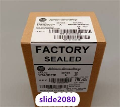 New Factory Sealed AB 1794 OB32P SER A Flex I O 32PT 24V Digital Output