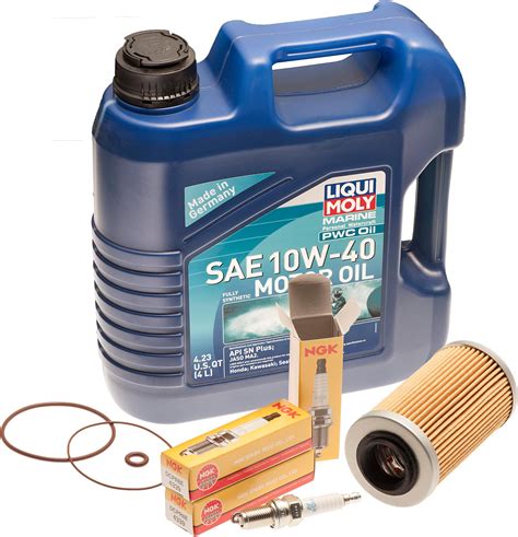 Amazon Sea Doo Oil Change Kit W Filter O Rings Spark Plugs Tec