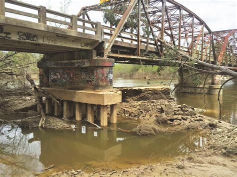 Newton County Bridges Damaged By Flood Await Rebuilding Beaumont