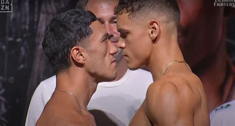 Dazn Official Weights Jai Opetaia Vs David Nyika Latest Boxing News