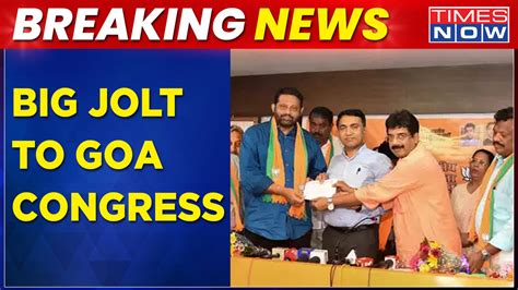 Goa Eight Congress MLAs Break Oath Merge With BJP Latest Political