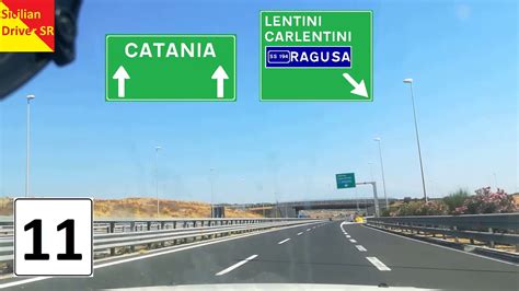 Autostrada Catania Siracusa Percorso Completo Direzione Ct