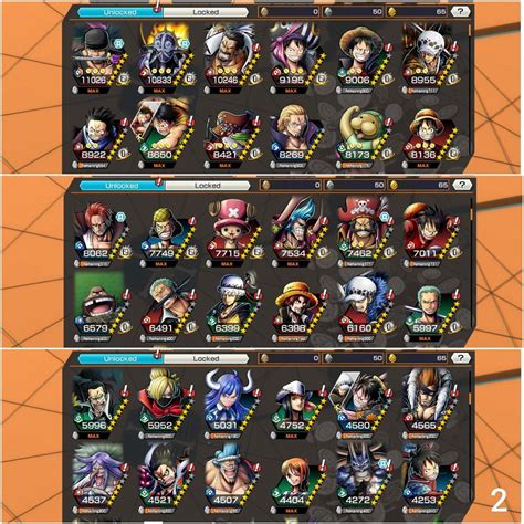 Opbr One Piece Bounty Rush Account Ex Zoro Shanks Biru Roger