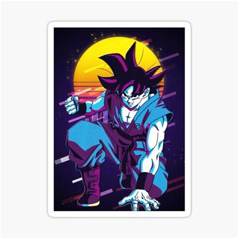 Goku Sticker For Sale By Kalebvidal Redbubble