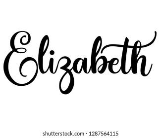 192 Elizabeth Name Graphic Images, Stock Photos & Vectors | Shutterstock