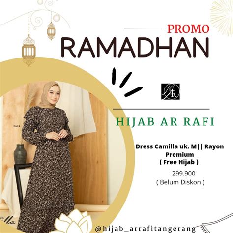 Jual DRESS CAMILLA ARRAFI ORI Free Hijab Shopee Indonesia